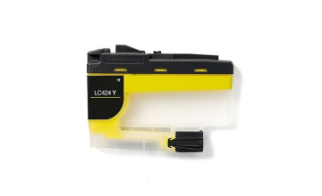 Brother LC424 Gul bl�kpatron 750 sider kompatibel