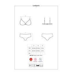 Leatheria 2 Pieces Set Black - S/M