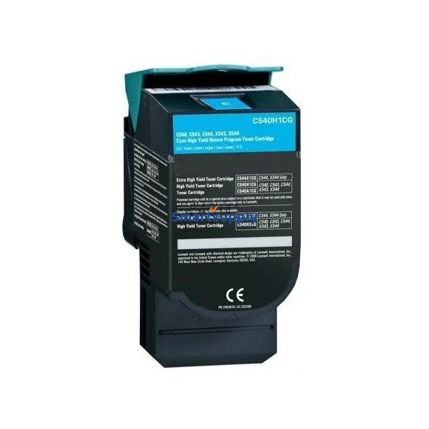 Lexmark C540H1CG Cyan toner 2.000 sider kompatibel