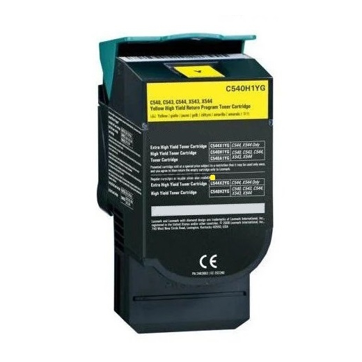Lexmark C540H1YG Gul toner 2.000 sider kompatibel