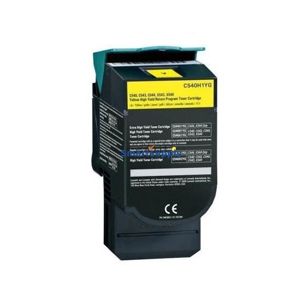 Lexmark C540H1YG Gul toner 2.000 sider kompatibel