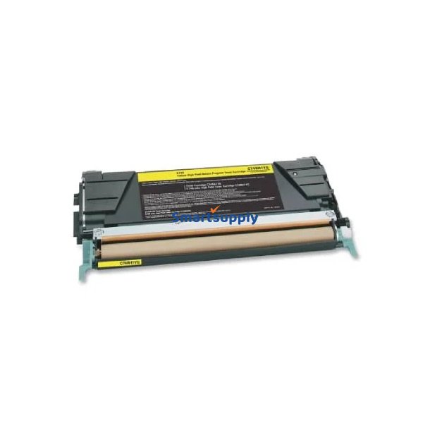 Lexmark C746A1YG Gul toner 10.000 sider kompatibel