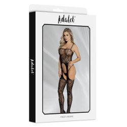 Lilly Open Bodystocking with Garters - S/M