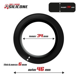 Liquid Silicone Cock Ring 3.4 cm