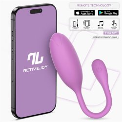 Logan Vibrating Egg with App Unibody Silicone Purple