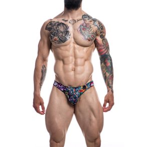 Low Rise Bikini Brief Provocative Tattoo - S