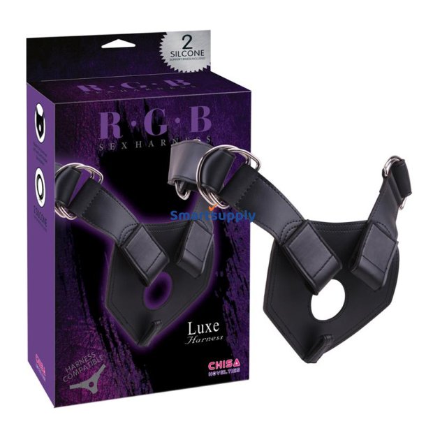 Luxe Harness Silicone Black