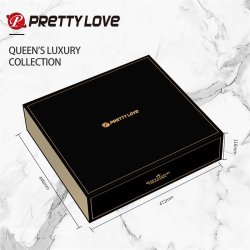 Luxury Set Queens with 12 Toys Black and 18k Gold