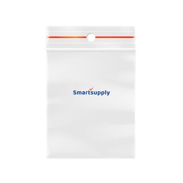 Lynl�sposer 4x6cm bl�d LDPE film - 1000 stk