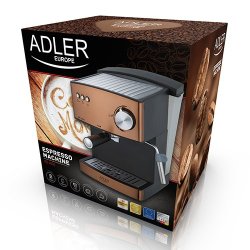 Adler AD 4404cr Kombi kaffemaskine 1,6 L Semi-auto