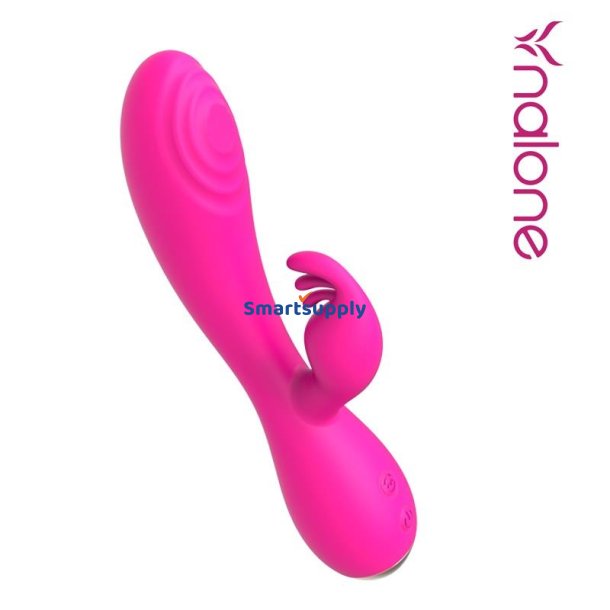 Magic Stick Rabbit Vibe with Pulsation Fuchsia