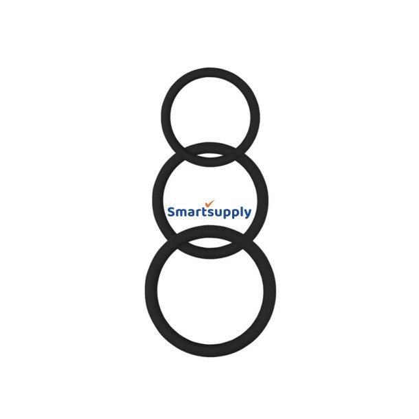 Magnum Force Cock Ring Silicone Black