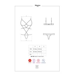 Megies Teddy Red/Black - S/M