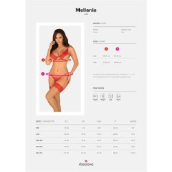 Mellania Bra Set With Thong - S/M