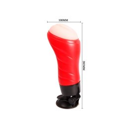 Mens stroker,  removable soft tpr sleeve, voice,