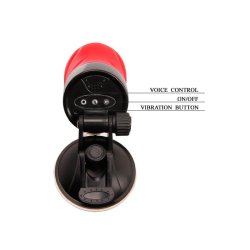 Mens stroker,  removable soft tpr sleeve, voice,