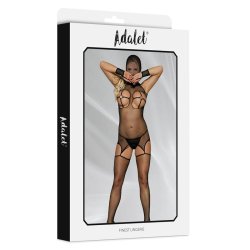 Mila Bodystocking with hood and Open Breasts - S/M