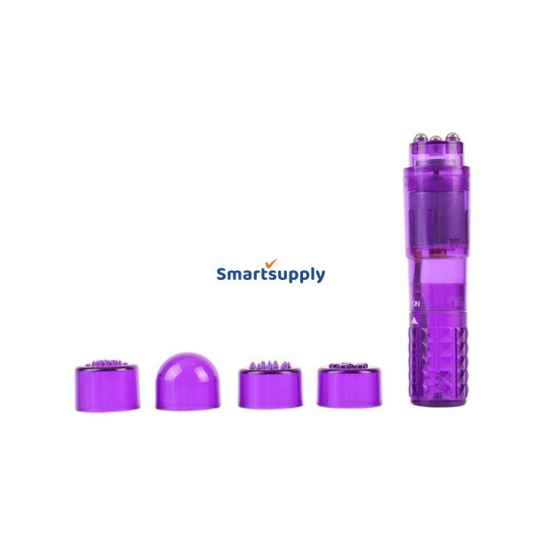 Mini Massager 3 Heads Purple