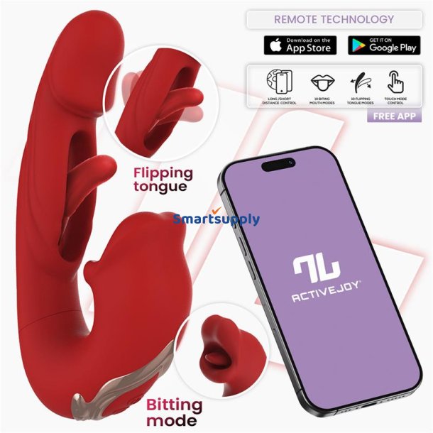 Mouty Vibe with Biting and Flipping with App