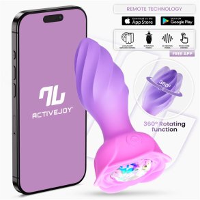 Moxy Butt Plug with Rotation 360 with App