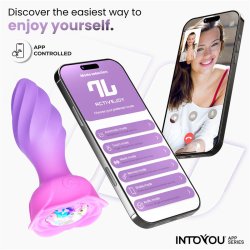 Moxy Butt Plug with Rotation 360 with App