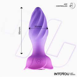 Moxy Butt Plug with Rotation 360 with App