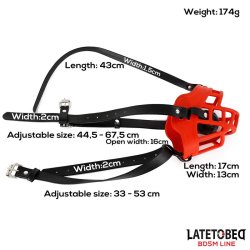 Muzzle with Breathable Gag Ball