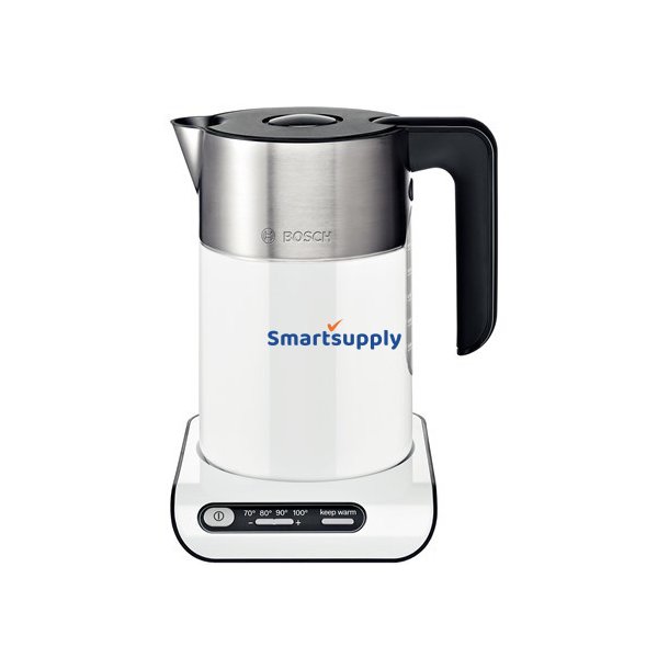 Bosch TWK8611P elkedel 1,5 L 2400 W Anthracit, Rustfrit stl, Hvid