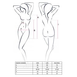 Nadin Chemise Red/Black - XXL/XXXL