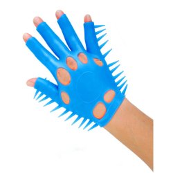 Neon Luv Glove Blue