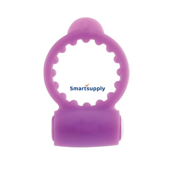 Neon Vibrating Cockring Purple