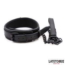 Neoprene Bondage Collar and Leash