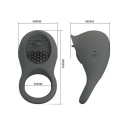 Nimbus Vibrating Cock Ring with Licking Tongue