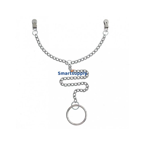 Nipple Clamps to penis ring