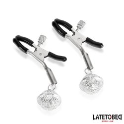 Nipple Clamps with Bell Silver and Black