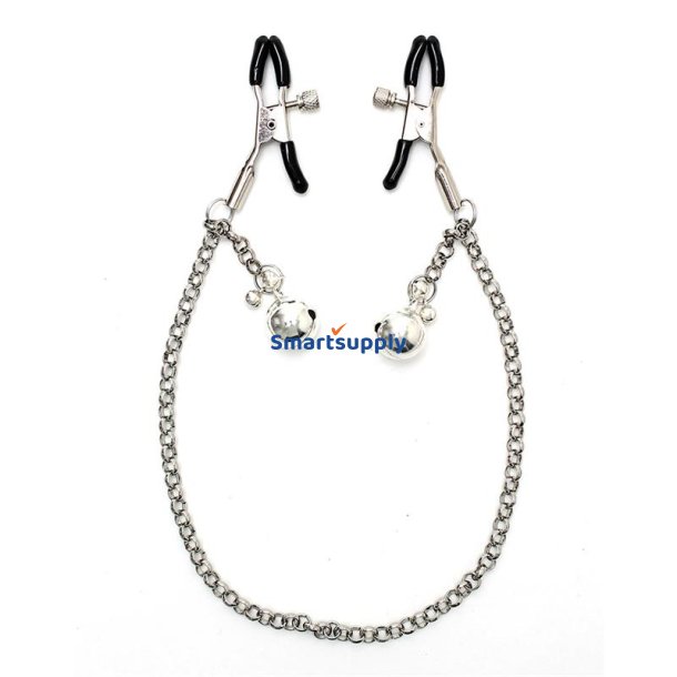 Nipple Clamps with Chain and Tincle Bells