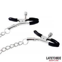 Nipple clamps with Chain  - Bitch