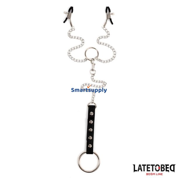 Nipple Clamps With Penis Ring