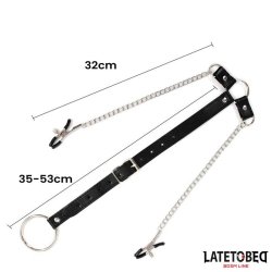 Nipple Clamps With Penis Ring