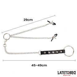 Nipple Clamps With Penis Ring