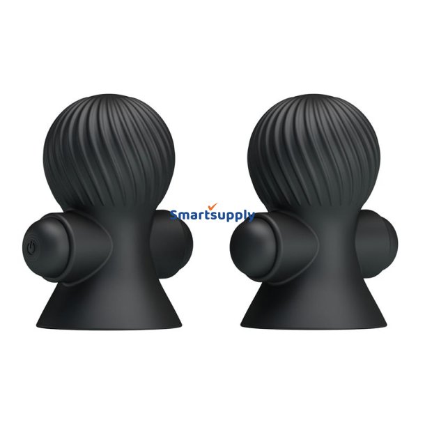 Nipple Sucker with Vibration Black