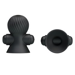 Nipple Sucker with Vibration Black