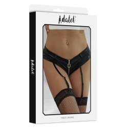 Nisa Panties with Garter and Zipper - S/M