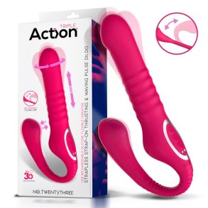 No. TwentyThree Double Vibe Pulsation and Thrusting Flexible 180