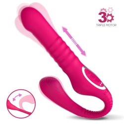 No. TwentyThree Double Vibe Pulsation and Thrusting Flexible 180