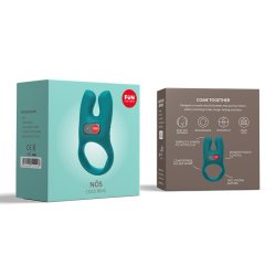 Nos Vibrating Penis Ring Deep Sea Blue