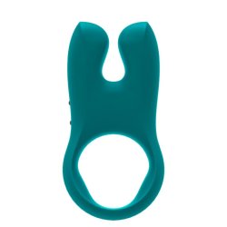 Nos Vibrating Penis Ring Deep Sea Blue
