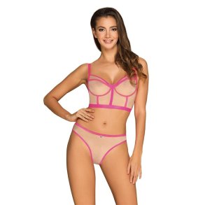 Nudelia 2 Pieces Set Pink - S/M