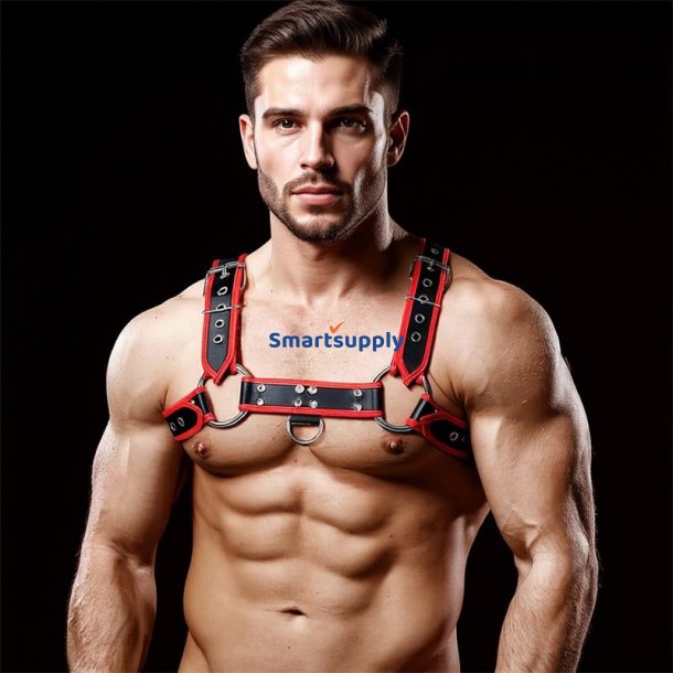 Odiseo Chest Bondage Harness for Men Vegan Leather