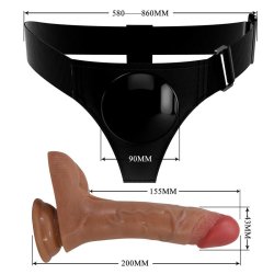 Oher Stra-On with Vibration and Squirt Dildo